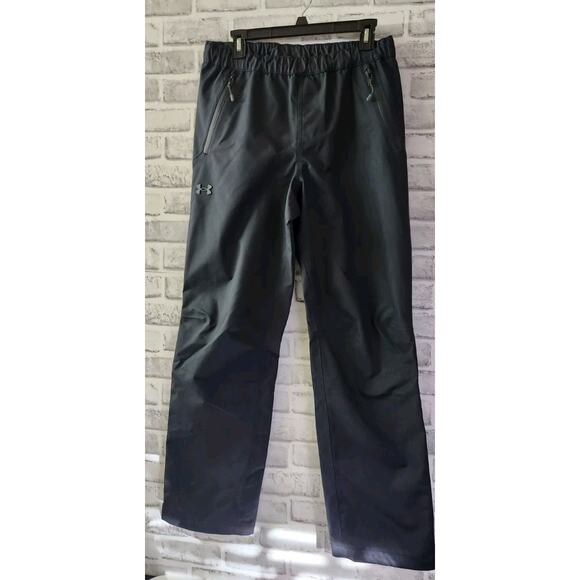 Under Armour UA Golf Stormproof Lined Rain Pants Men’s Sz 2XL Black 1369255-001 - Picture 1 of 4